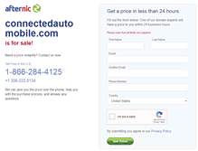 Tablet Screenshot of connectedautomobile.com